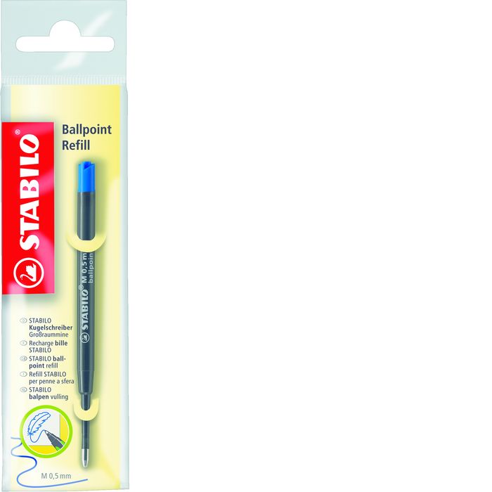 RECAMBIO BOLIGRAFO STABILO 0,5MM AZUL | 10 UNIDADES | (STABILO)
