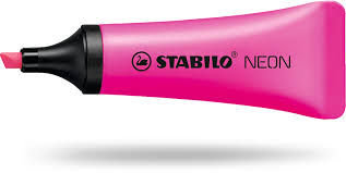 C/10 Marcadores Fluorescentes Stabilo Neon Magenta Imagen principal del producto