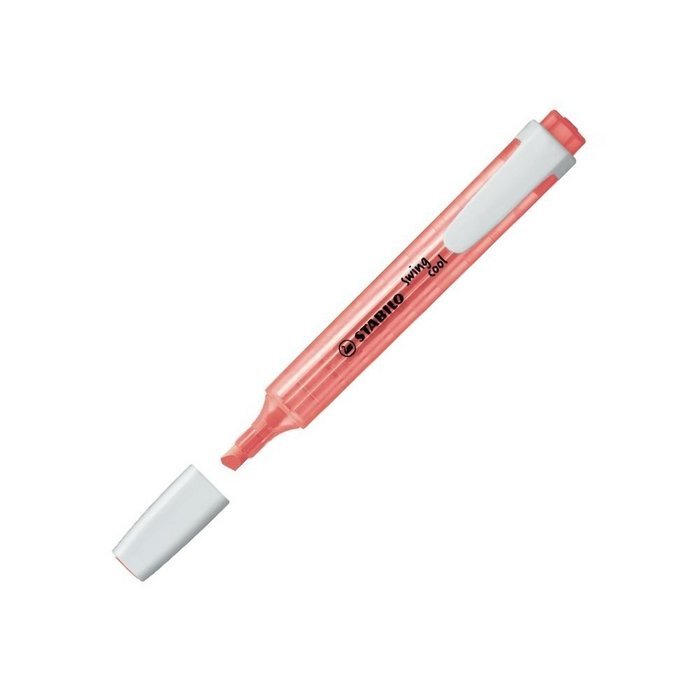 Marcador Fluorescente Stabilo Swing Cool Rojo | Stabilo | Pack 10 Unidades