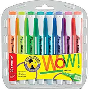 Marcador Fluorescente Stabilo Swing Cool 8 Colores | Stabilo | Pack 1 Unidades