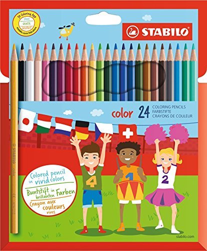 LAPIZ STABILO COLOR 24 COLORES SURTIDOS | 1 UNIDADES | (STABILO) Imagen principal del producto
