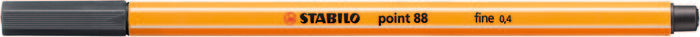 Rotulador Stabilo Point 88 Gris Intenso Marca Stabilo