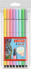 Rotulador Stabilo Pen 68 Estuche Plastico 8 Unid Pastel | Stabilo | Pack 1 Unidades