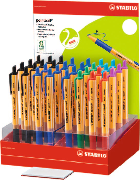 EXPOSITOR 32 BOLIGRAFO STABILO POINTBALL | 32 UNIDADES | (STABILO) Imagen principal del producto