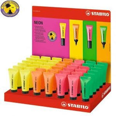 Expositor 42 Marcador Stabilo Fluorescente Neon | Stabilo | Pack 42 Unidades
