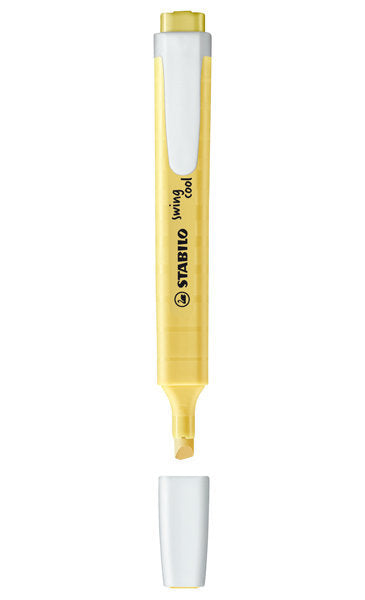 Marcador Stabilo Swing Cool Pastel Amarillo Cremoso | Stabilo | Pack 10 Unidades
