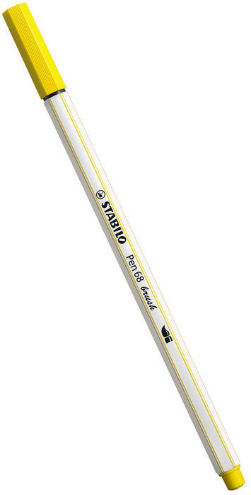 Rotulador Stabilo Pen 68 Brush Amarillo Imagen principal del producto