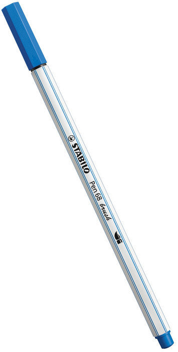 Rotulador Stabilo Pen 68 Brush Azul Oscuro | Stabilo | Pack 10 Unidades Imagen principal del producto
