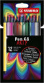 Rotulador Stabilo Pen 68 Arty 12 Colores Surtidos