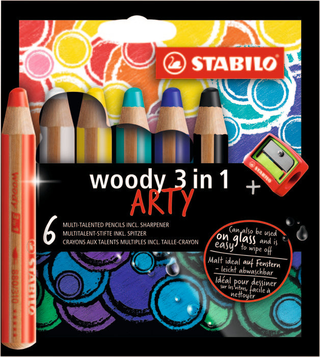 Stabilo Woody Estuche Arty con Afilalapices Imagen principal del producto