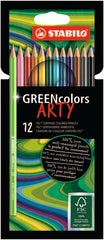 Lapiz Stabilo Greencolors Arty 12 Colores Surtidos | Stabilo | Pack 1 Unidades