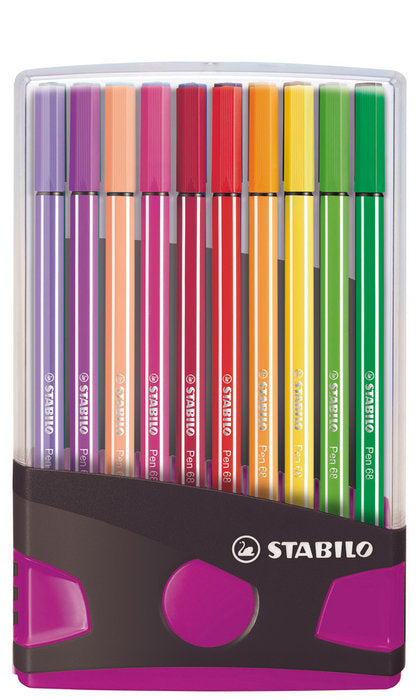 Estuche 20 Colores Colorparade Stabilo Pen 68 Pink Imagen principal del producto