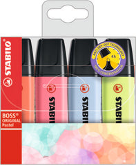 Marcador Stabilo Boss Pastel 4 Colores Surtidos | Stabilo | Pack 1 Unidades