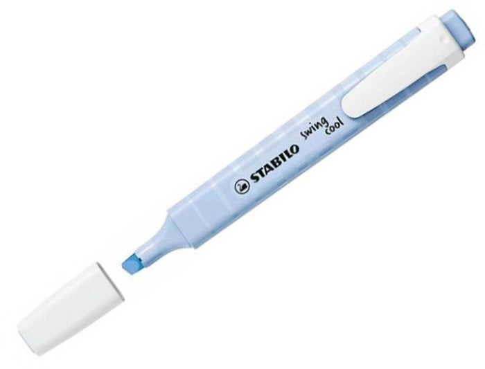 Marcador Stabilo Swing Cool Pastel Azul Nublado | Stabilo | Pack 10 Unidades