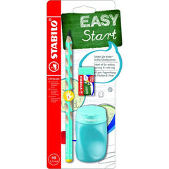 BLISTER EASYGRAPH ZURDO LAPIZ+GOMA+AFILALAPIZ AZUL | 3 UNIDADES | (STABILO)