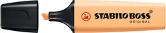 Marcador Stabilo Boss Pastel Naranja Palido | Stabilo | Pack 10 Unidades