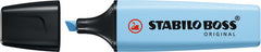Marcador Stabilo Boss Pastel Azul Ventoso | Stabilo | Pack 10 Unidades