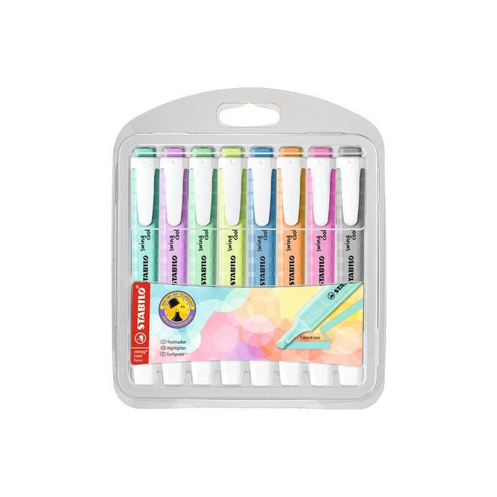 Marcador Stabilo Swing Cool Pastel 8 Colores | Stabilo | Pack 1 Unidades