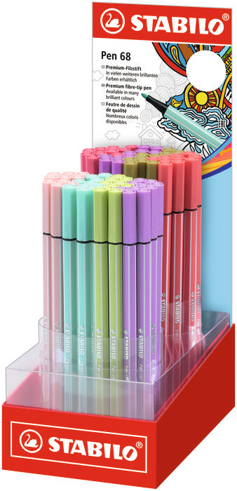 Expositor 80 Rotulador Stabilo Pen 68 Nuevos Colores | Stabilo | Pack 80 Unidades Imagen principal del producto