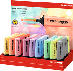 Expositor 45 Marcador Stabilo Boss Original Pastel | Stabilo | Pack 45 Unidades