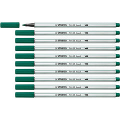 Rotulador Stabilo Pen 68 Brush Verde Turquesa | Stabilo | Pack 10 Unidades