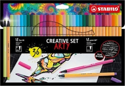 Rotuladores Stabilo ArtLine Pack 36 para dibujo y escritura
