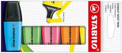 Marcadores fluorescentes Stabilo Boss Mini pack 5 marca Stabilo