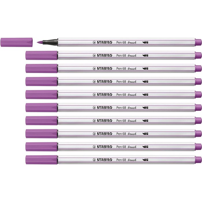 Rotulador Stabilo Pen 68 Brush Ciruela Imagen principal del producto