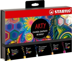 Rotuladores Stabilo Arty Line Punta de Fibra 12 Colores