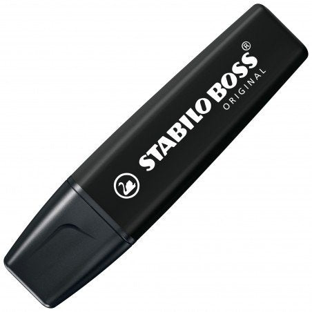 Marcador Stabilo Boss Original Naturecolors Negro | Stabilo | Pack 10 Unidades