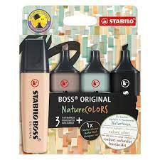 Marcador Stabilo Boss Original Naturecolors 4 Colores | Stabilo | Pack 1 Unidades Imagen principal del producto
