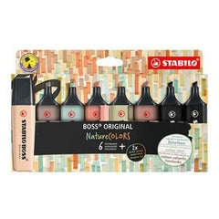 Marcador Stabilo Boss Original Naturecolors 8 Colores | Stabilo | Pack 1 Unidades