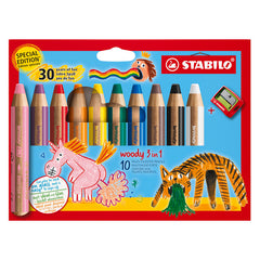 LAPIZ STABILO WOODY 3 EN 1 30º ANIVERSARIO TIGRE 10 UDS | 1 UNIDADES | (STABILO)