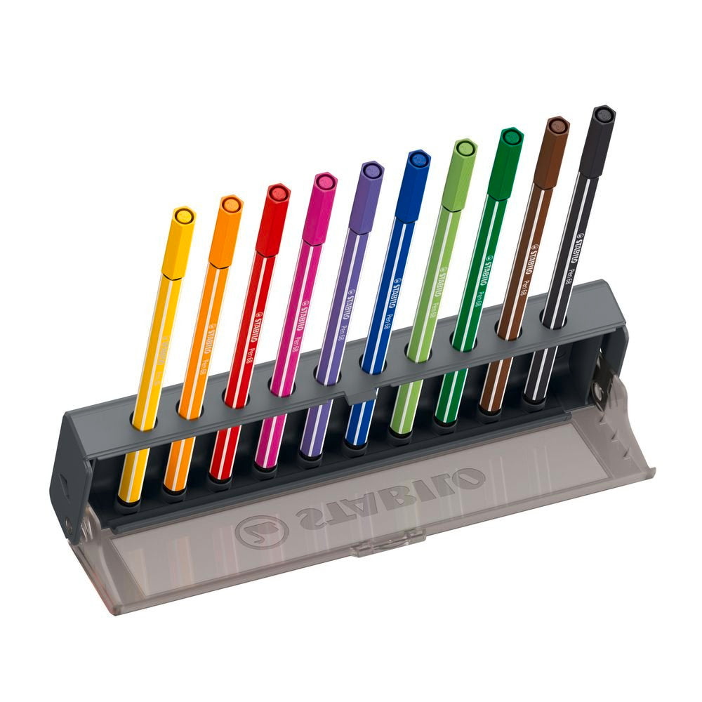 Rotulador Stabilo Pen 68 Set Escritorio 10 Colores