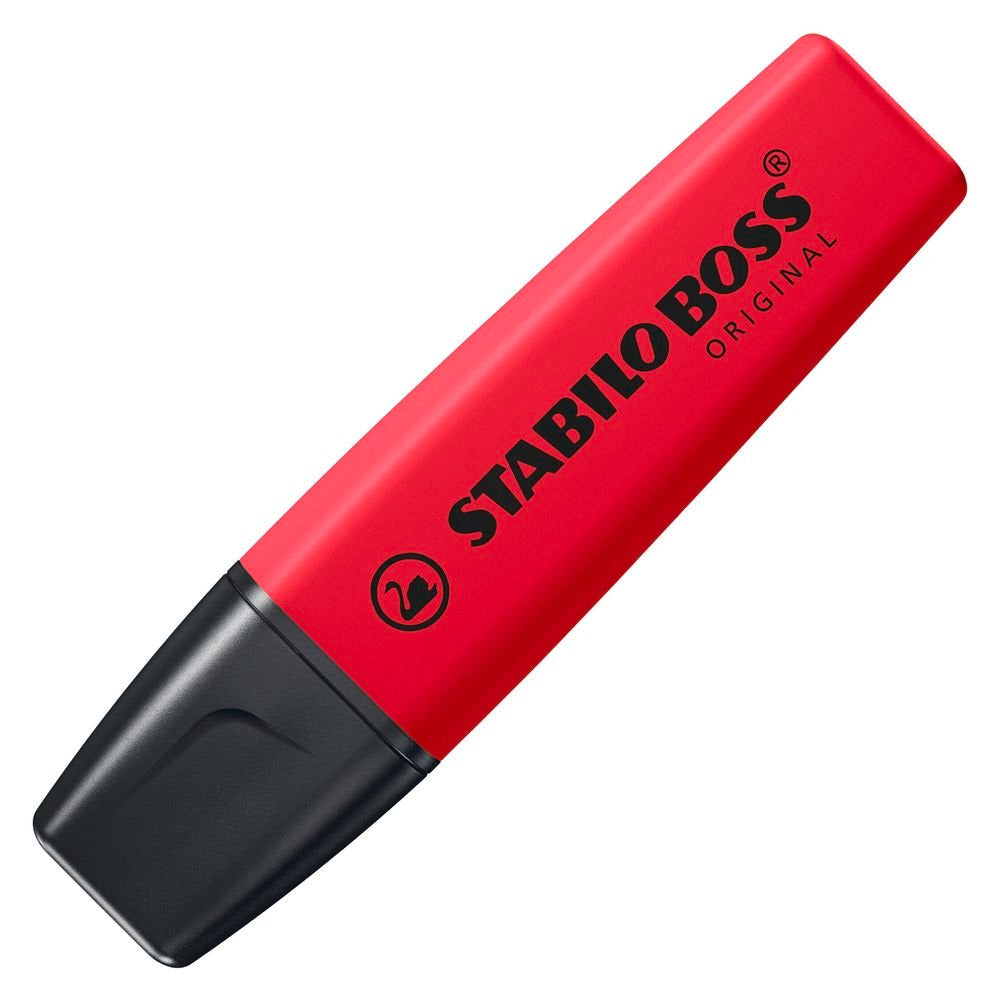 Marcador Stabilo Boss Original Rojo