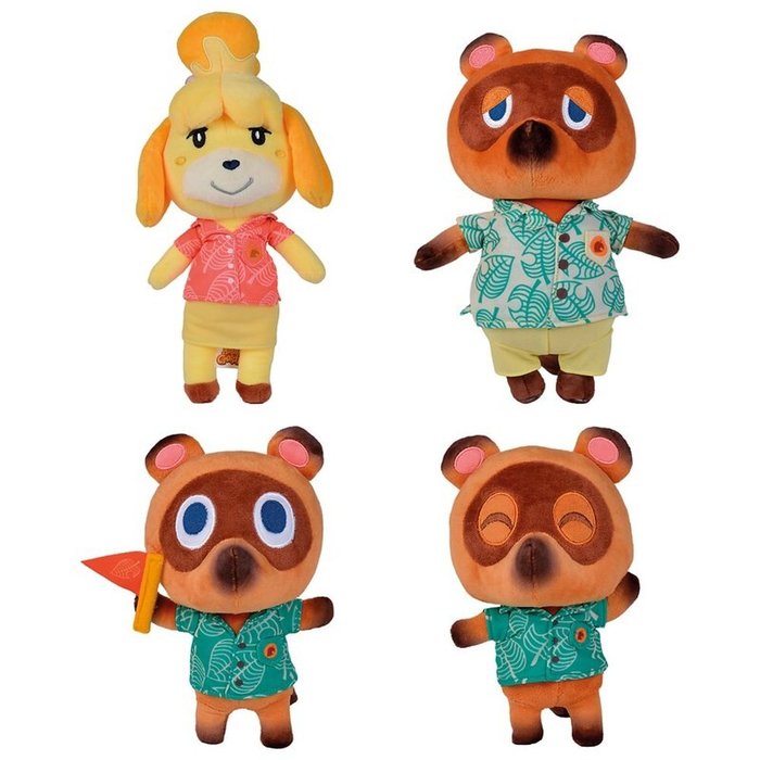 PELUCHE ANIMAL CROSSING | GRUPO MOYA PELUCHES S,L | ENVASE 4 UDS. UNIDAD | 4006592070335 Imagen principal del producto