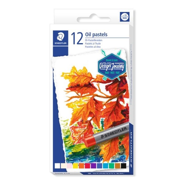 CERAS AL OLEO STAEDTLER TONOS PASTEL 2420 12 UDS | 1 UNIDADES | (STAEDTLER)