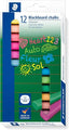 Tizas para pizarra sin polvo STAEDTLER pack 12