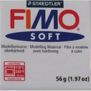 Pastilla 57 g Fimo Soft Blanco FIMO