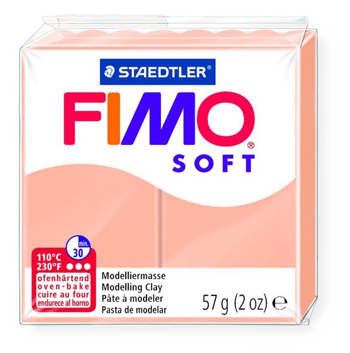 Pastilla 57 g Fimo Soft Carne para manualidades y modelado