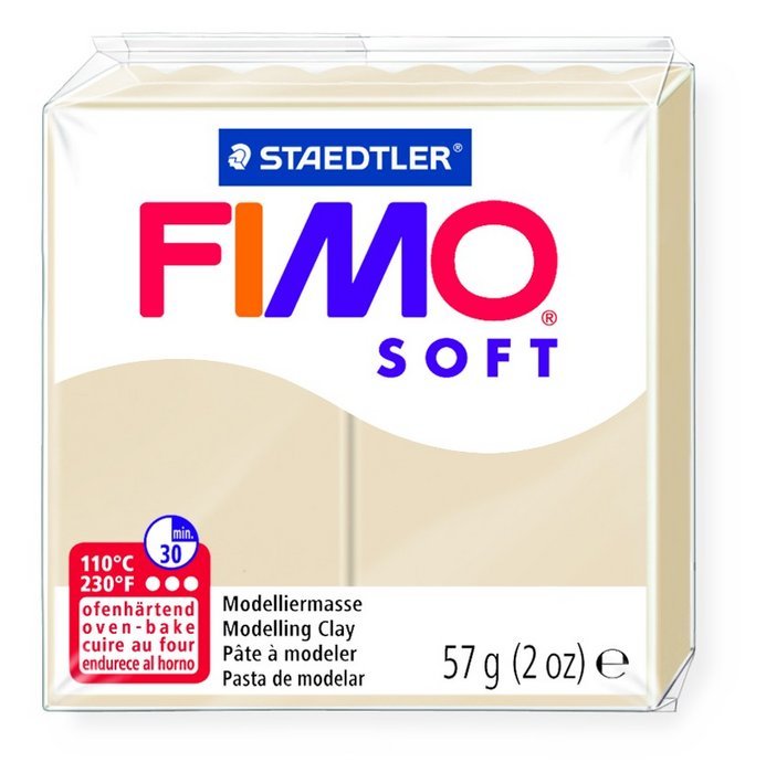 Pastilla 57 g Fimo Soft Sahara - Arcilla de modelar para manualidades Imagen principal del producto
