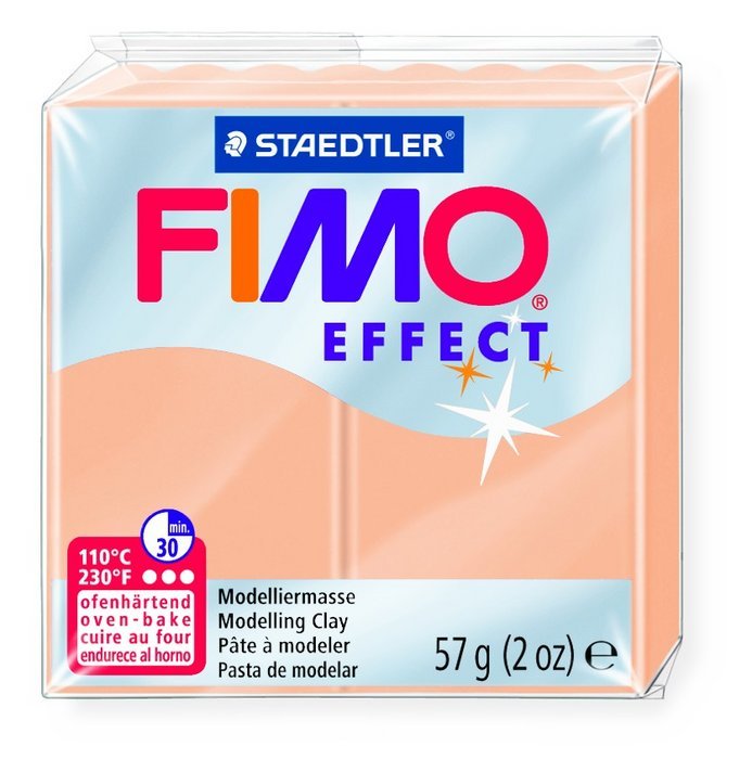 PASTILLA 57GRS FIMO EFFECT MELOCOTON PASTEL | 6 UNIDADES | (FIMO)