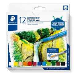 CERA STAEDTLER 223 12 COLORES ACUARELABLES | 1 UNIDADES | (STAEDTLER)