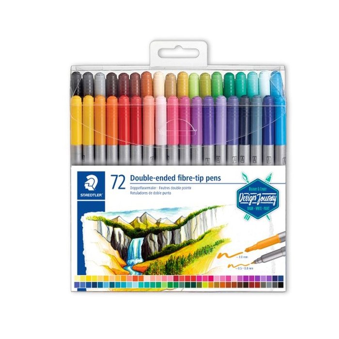 Rotulador Staedtler Doble Punta 3200 72 Uds | Staedtler | Pack 1 Unidades Imagen principal del producto