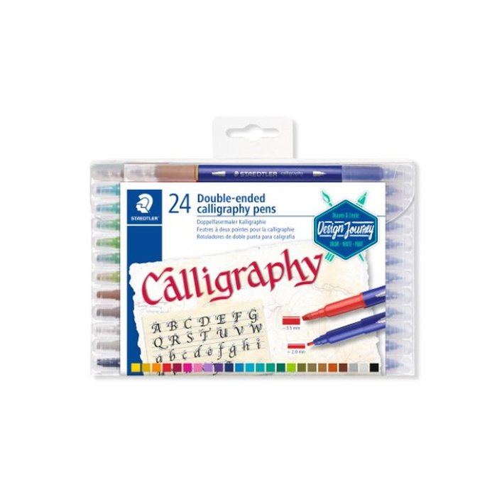 Rotulador Staedtler 3005 Calligraphy 24 Colores Surtidos | Staedtler | Pack 1 Unidades Imagen principal del producto