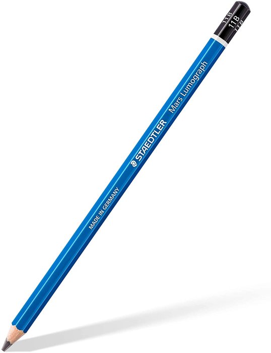 C/12 Lápiz de grafito Mars Lumograph 11B Staedtler