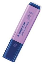 C/10 marcadores fluorescentes lavanda texsurfer classic pastel