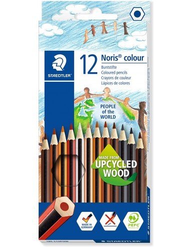 LAPIZ NORIS COLOUR 185 PEOPLE OF THE WORLD | 10 UNIDADES | (STAEDTLER) Imagen principal del producto