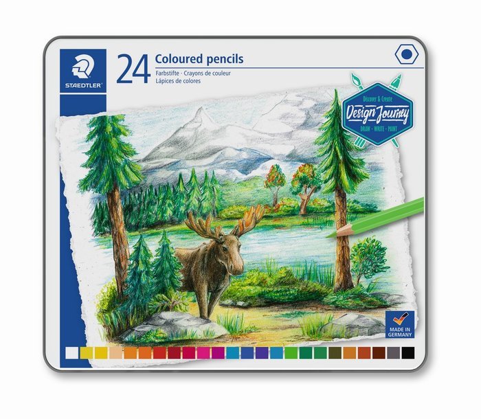Lápices de colores Staedtler 146C 24 unidades estuche metal