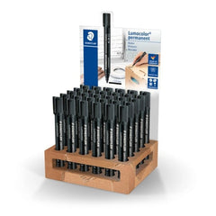 Expositor 30 Rotulador Lumocolor Permanente 352 Negro | Staedtler | Pack 30 Unidades